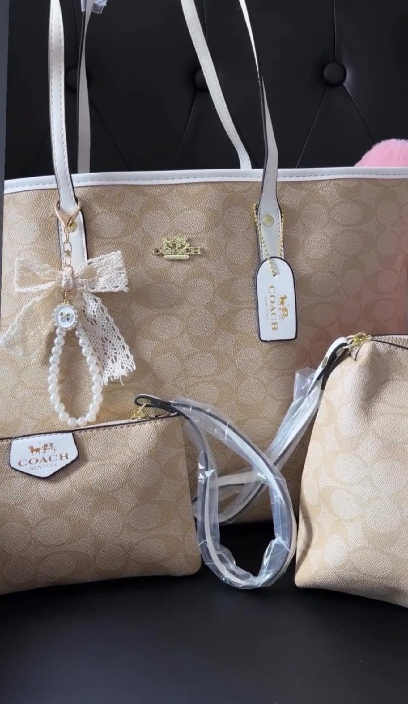Beige Big 3pcs