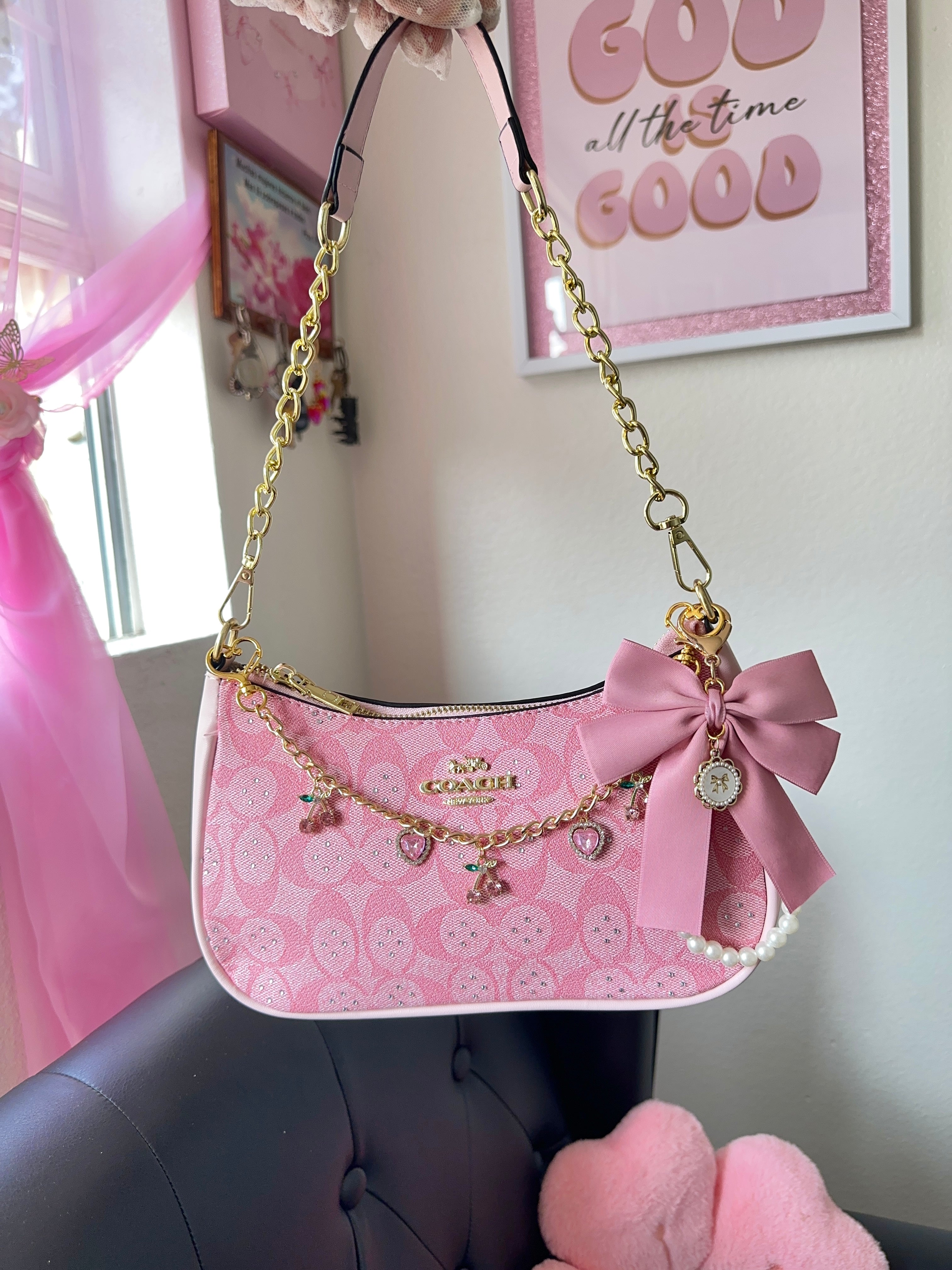 Pink Rhinestones