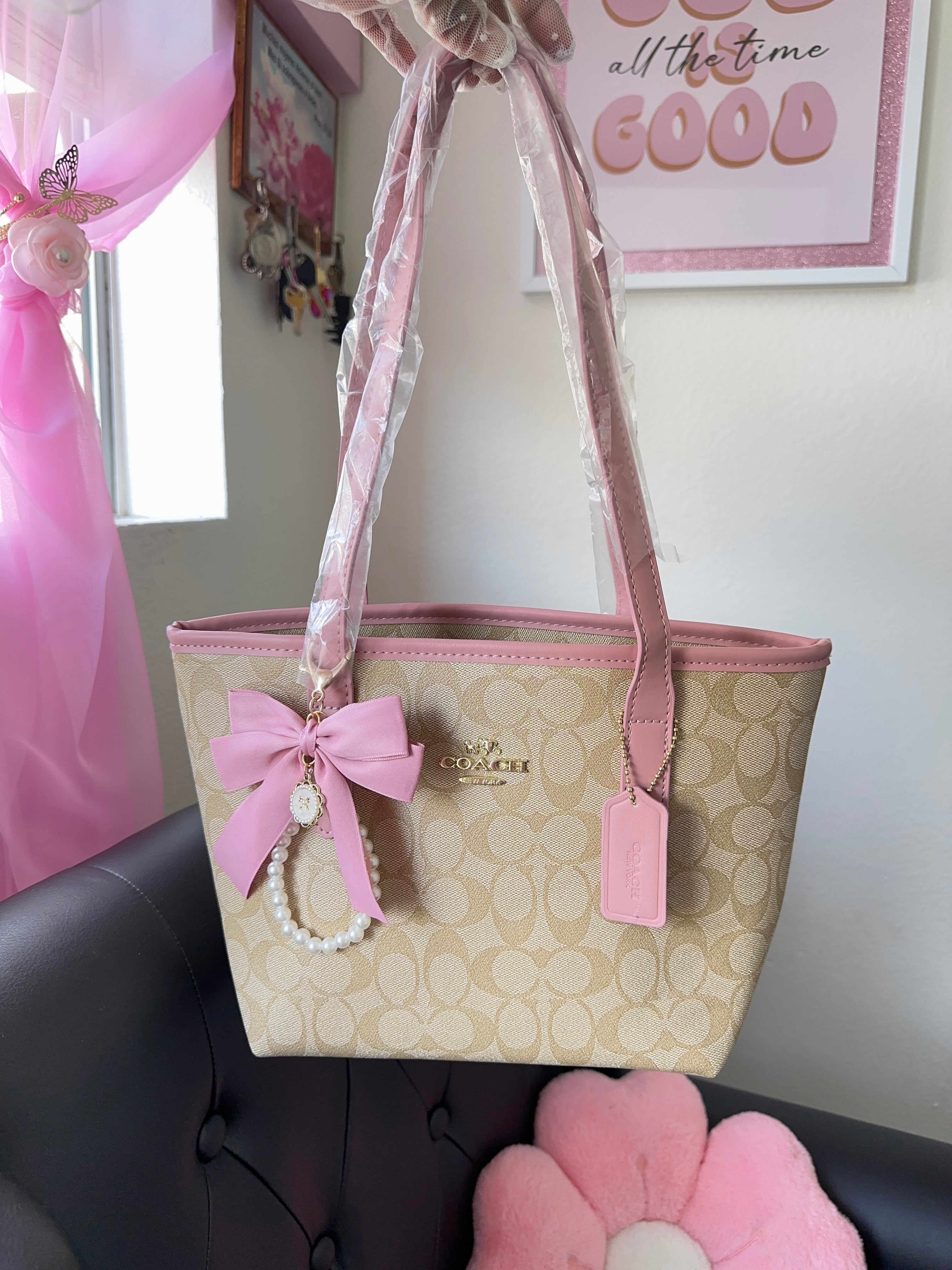 Beige Pink Mini